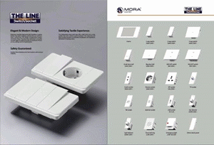 بريزة MK ثلاثية 16 امبير اسود THE LINE